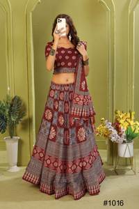 NOUVELLE COLLECTION MODERNE NAVRATRI LEHENG CHOLI avec DUPATTA et BLOUSE IMPRIMÉE NUMÉRIQUEMENT POUR SOIRÉE - Product Image 4