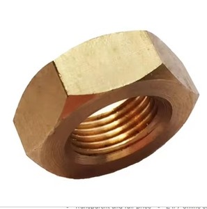 Écrous hexagonaux en laiton personnalisés de haute qualité B M6 M12 Écrous hexagonaux standard Iso4032 Din934 - Product Image 3