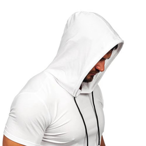Sweat-shirt sans manches de qualité supérieure pour homme avec poches, pour la salle de sport, entraînement musculaire, coupe ajustée, débardeur à capuche, vêtements de sport décontractés - Product Image 5