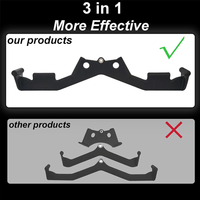 Accessoires de tirage vertical réglables en caoutchouc et acier, barre de traction ergonomique à prise neutre, poignée pour câble de gym, barre dorsale et triceps pour la musculation