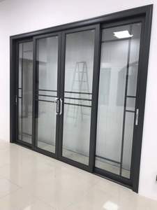 HOLCOM VIETNAM Double Glass Heat Insulation <b>Water</b> Resistance <b>Sliding</b> for <b>Garden</b> Shophouse Powder Coated Aluminum Frame Partition - Product Image 4