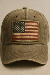 Patch brodé de drapeau américain vintage de haute qualité-fer en détresse sur/coudre sur l'insigne, patch américain patriotique pour vestes - Product Image 2