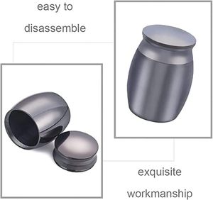 Stainless Steel Urns for Human Ashes Handcrafted Decorative Urn for Ashes for Women Men Aluminium Funeral Urns Custom Size - Product Image 2