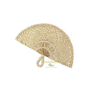 Abanico de Pasto Marino Hecho a Mano de Primera Calidad con Material Orgánico, Estilo Moderno, Artesanía Ecológica de VietChoice, Súper Oferta - Product Image 3