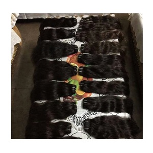 Fournisseurs de paquets de cheveux humains vierges alignés sur les cuticules brutes, Vente en gros de cheveux humains vietnamiens droits osseux de qualité 12A 15A à double tirage - Product Image 6