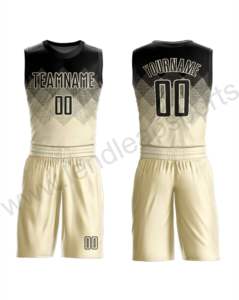 Tenues de basketball sur mesure de haute qualité, respirantes, grandes tailles, séchage rapide, design léger, logo personnalisé imprimé, ensembles d'usine - Product Image 5