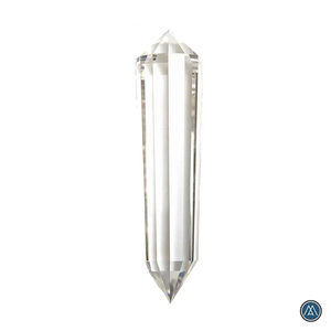 Top Grade 4-24 Sided Hand Carved Vogel Double Terminated Natural Clear Quartz <b>Wand</b> Gemstone Love for Feng Shui Healing - Product Image 2