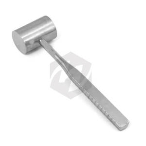 Maillet à os de qualité supérieure avec manche rond, marteau orthopédique en acier lourd pour usage chirurgical, haute qualité - Product Image 2