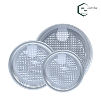 Bocaux à boisson en aluminium de qualité industrielle avec couvercle à languette, design côtelé, durables, étanches, légers et faciles à ouvrir, de qualité alimentaire