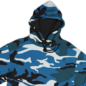 Bleu Camouflage À Capuche Hommes Femmes Avec Style Camo À Capuche Streetwear Mode Pull À Capuche Casual 3D Imprimé À La Mode - Product Image 5