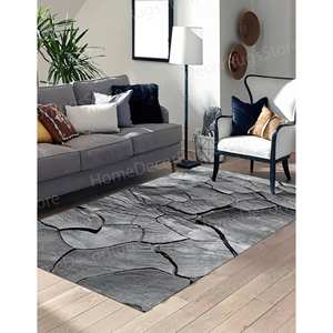 Tapis imprimé paysage nature : Décoration de ferme pour salon et bureau, Tapis fin non tissé - Product Image 1