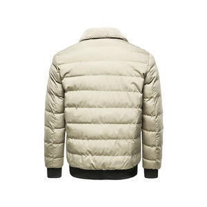 Veste bouffante formelle à épaisseur mince avec col montant imperméable et coupe-vent réversible écologique pour la chaleur hivernale - Product Image 4