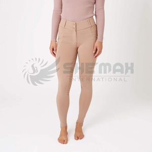 Etiqueta privada Spandex Poliéster Equitación Jodhpurs y calzones Calidad superior Estilo único Equitación Mujeres Calzones - Product Image 1
