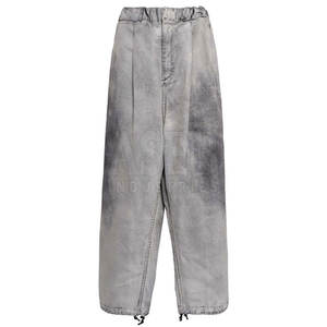 กางเกงใส่สบายเอวยางยืดกางเกงซีดจางน้ำหนักเบา - Product Image 1