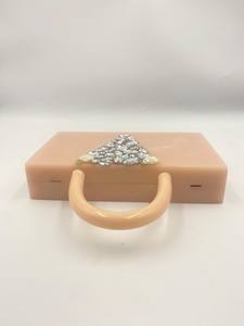 Pochette moderne en résine époxy pour femmes |   Pochette de mariage rigide haut de gamme |   Mode de luxe écologique et imperméable - Product Image 4