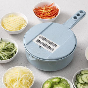 Coupe-légumes Myrva, passoire, râpe en plastique, outil de cuisine manuel portable pour fruits et légumes - Product Image 3