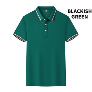 Polo pour hommes de qualité supérieure 240 GSM mélange de coton texture douce et respirante vêtements décontractés élégants OEM ODM broderie logo usine directe - Product Image 1