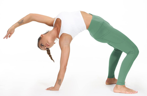 Women's Thick <b>High</b> <b>Waist</b> Knitted Yoga Pants <b>with</b> Pockets <b>Tummy</b> <b>Control</b> Workout Running <b>Leggings</b> for Women - Product Image 6