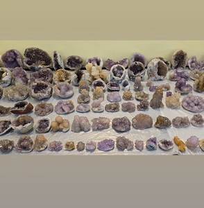 Fleur d'Améthyste Géode Naturelle Beautyful specimen Standing Pcs From India For Home Decoration - Product Image 1