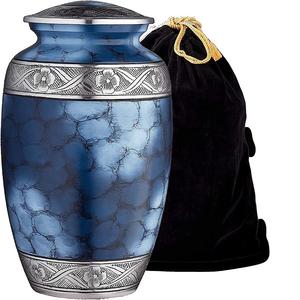 Design de fleur commémoratif crémation métal rose urne pour cendres humaines urne funérailles pour adultes hommes femmes cendres - Product Image 3