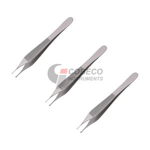 Pinzas Médicas Ligeras de Acero Inoxidable, Pinzas Quirúrgicas de Precisión, Estériles, Rectas y Curvas, para Laboratorio - Product Image 1