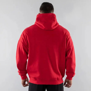 Sweat à capuche épais en molleton, coupe oversize, style streetwear, personnalisable avec logo, unisexe, taille US, pour homme - Product Image 2