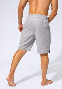 Short de bain pour hommes à séchage rapide pour la plage d'été motif imprimé taille élastique avec poche avant 1 pièce Short de plage expédition DDP - Product Image 2