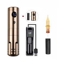 THUNDERLORD POWER K6015 Stylo de tatouage sans fil permanent Microshading Machine à tatouer rotative Kit complet