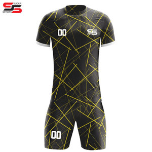 Latest Design Unisex <b>Soccer</b> Jersey Set Uniform Breathable Quick Dry High Quality 100% Polyester Wholesale - Product Image 3