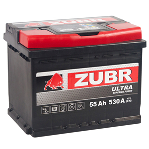 Batería de plomo-ácido ZUBR Ultra 55-60Ah, 12V, L2, R +/L +, L2 Baterías de coche de plomo ácido tipo caja fabricadas en Bielorrusia - Product Image 2