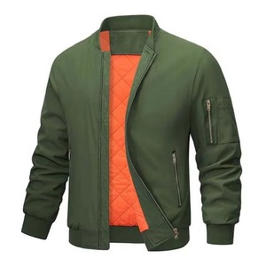 Blouson bombardier en polyester 100% pour hommes imprimé sur mesure nouveau style de rue veste d'hiver légère et respirante - Product Image 1
