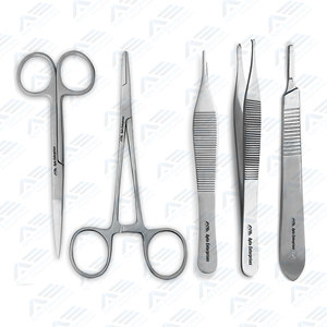 Kit de puntadas quirúrgicas con instrumentos médicos para entrenamiento práctico Kit de práctica de sutura para estudiantes de medicina y enfermería veterinaria - Product Image 3