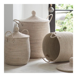 Handwoven Eco-Chic Jute & Cotton Baskets The Colorful Home Decor Collection Home and Hotels Woven Technics - Product Image 6