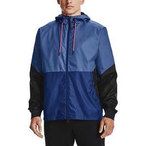 Chaqueta cortavientos de alta exigencia para hombre, diseño con capucha, los mejores servicios OEM, chaqueta ligera impermeable para correr al aire libre para adultos - Product Image 3