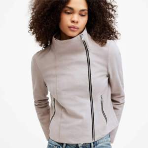 Fashion <b>Women</b> <b>Suede</b> Leather <b>Jacket</b> Asymmetrical Zipper Slim Fit Moto Biker Coat Soft Elegant Female Spring Autumn Outerwear - Product Image 6