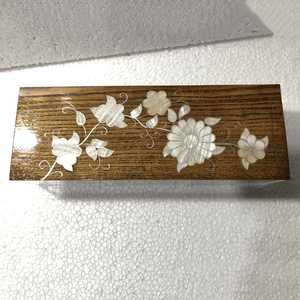 Luxury Acrylic MOP Inlay Gift <b>Box</b> with <b>Wooden</b> <b>Lid</b> Elegant Chocolate & Sweets Storage for Wedding and Home Decor - Product Image 2