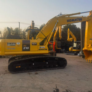 Excavadora de orugas Komatsu PC210 usada de fábrica superior, excavadora hidráulica PC210 de 1.0m3 con buen rendimiento - Product Image 1