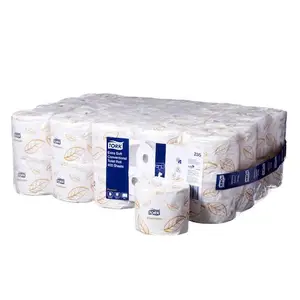 Groothandel 3-laags Milieuvriendelijk Wateroplossend Toiletpapier-Toiletpapier Badpapier Rollen-6 Pak Van 18 Gezinsrollen