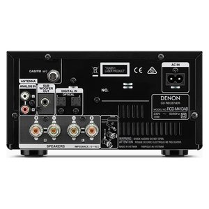 Receptor de CD Denon RCD M41DAB 2x 30W DAB FM Compacto Hi-Fi Plateado - Product Image 3