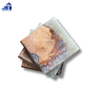 Meilleur prix modèle de caboteur en résine époxy en bois naturel pour salle à manger et cuisine Vietnam - Product Image 2