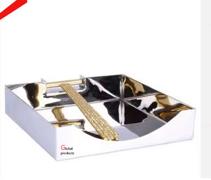 unique look <b>golden</b> finished gingko leaf design napkin stand for hotel restaurant and <b>bar</b> - Product Image 5