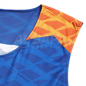 Vente directe d'usine, uniforme sans manches réversible, nouveau style, vêtements de sport, uniforme réversible - Product Image 4