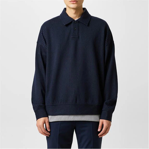 Suave y cómoda sudadera de salón para hombre, sudadera cálida de invierno, sudadera informal de cuello redondo de gran tamaño - Product Image 5