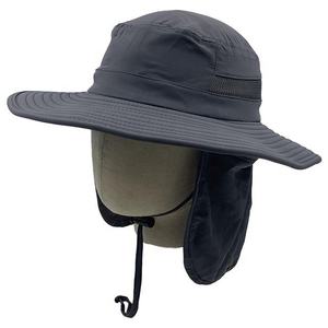 Custom Summer Outdoor Wide Brim Sun <b>Hat</b> with Neck Flap <b>Waterproof</b> <b>Hat</b> <b>for</b> <b>Men</b> and Women - Product Image 2