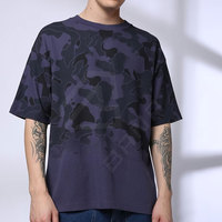 T-shirt Homme Personnalisable en Coton Biologique Non Tissé 100% Surdimensionné Style Urbain Longueur Longue Motif Uni 180 Grammes Vente en Gros
