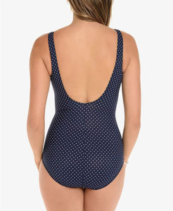 Traje de Baño Deportivo de Una Pieza de Alta Calidad para Mujer, Talla Grande, Secado Rápido, Ecológico, Diseño Estampado con Cuello Halter - Product Image 4