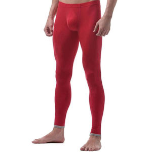 Men's Mid Waist Solid <b>Pattern</b> Fitness <b>Leggings</b> Comfortable Breathable Quick Dry Spandex/Nylon with Custom Logo Hot Sale - Product Image 3