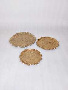 Bandeja de aluminio martillado de Metal para decoración de fiestas de boda, herramientas de cocina, a precio asequible - Product Image 6