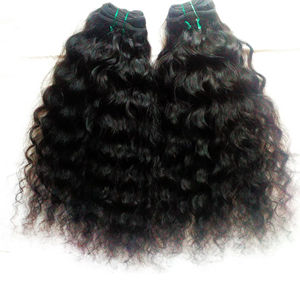 Proveedor crudo Temple Virgin Natural Indian Human Color Bundle Cutícula alineada Cabello humano - Product Image 1