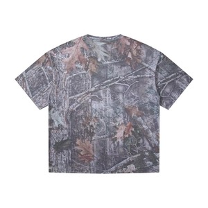 Camiseta Deportiva Holgada para Senderismo, Ciclismo y Gimnasio, con Estampado de Camuflaje Real Tree y Logotipo Bordado - Product Image 2